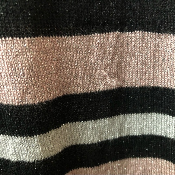 Aggel spanner sweater dress black/pink/grey stripe - Picture 8 of 9